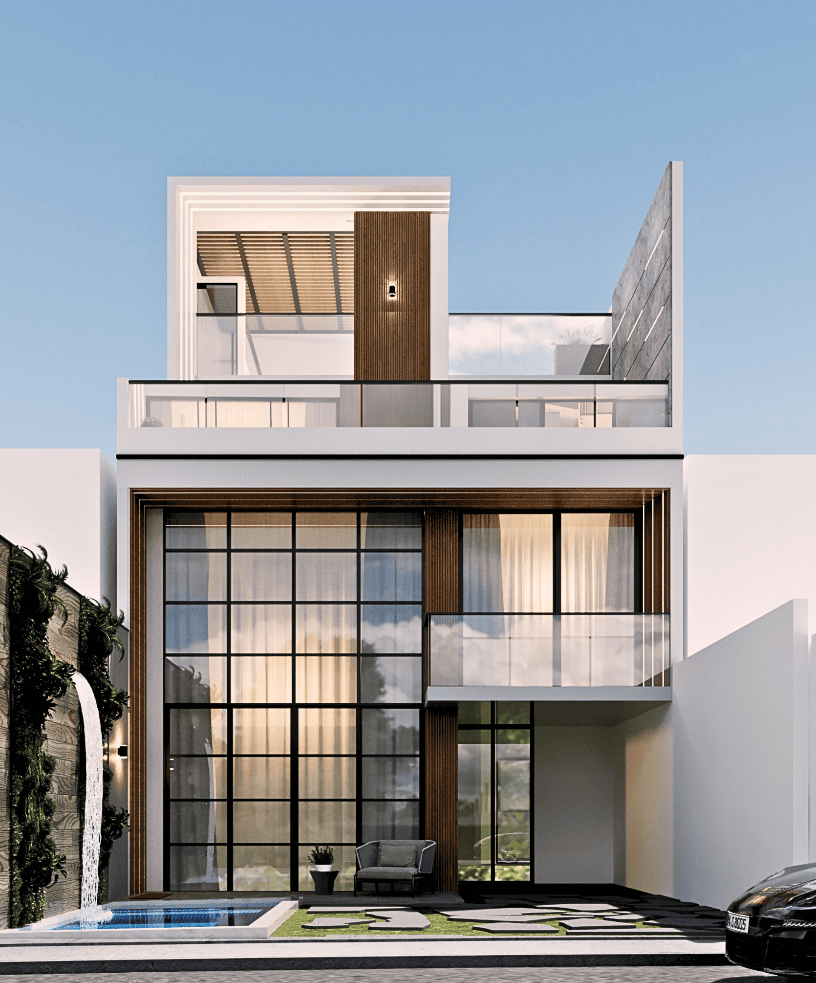 Vista frontal del proyecto Movento