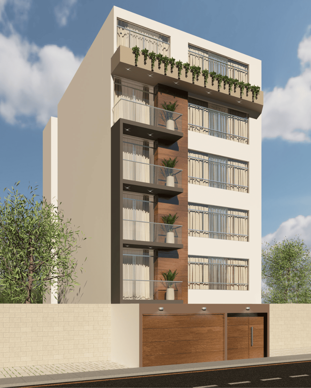 Vista frontal del proyecto Movento